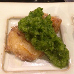 稲水器　あまてらす - 鯛の唐揚げ、きゅうりのソースがけ