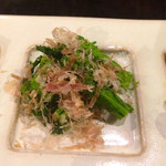 稲水器　あまてらす - 菜の花の和え物