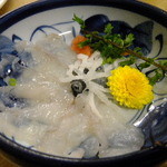 大はし - ふぐ刺身