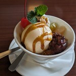 和風レストランまるまつ - 料理写真:クリームあんみつ
