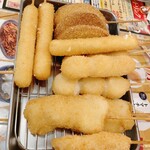 串カツ田中  - チーズ、もち、ハムカツなど