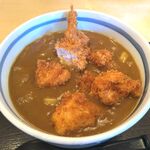 えびすや - 鳥かつカレーうどん