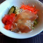 ステーキハウス寿楽 - セットのサラダ