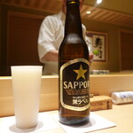 Sushi Takeru - 最初はビール♪