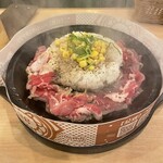 Pepper Lunch - お肉たっぷりビーフペッパーライス1090円