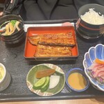 Ushou Yama Yaze Mbee - うなぎ定食膳6,375円
                        うなぎ蒲焼、鯉のあらい、茶碗蒸し