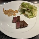 五條坂 - 取り分けられたフィレ肉