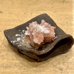 焼鳥 谷口 - 高坂鶏　肝刺し