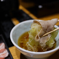 瓢嘻 新橋店 - 出汁しゃぶ（京都産 京都ぽーく）