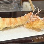 天冨良 麻布よこ田 - 車海老