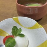 天冨良 麻布よこ田 - ラ・フランスのシャーベット