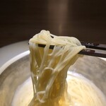 トレイス - 鯵の冷製カペッリーニ 麺リフト