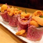生うに牛巻き