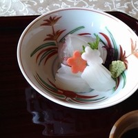 下鴨茶寮 本店 - 鯛とアオリ烏賊