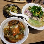 Rock’anDo - 牡蠣のゆずみつば＋牡蠣てりたま丼＋生牡蠣