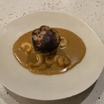 NALA - 玄界灘産魚のムース シーファルシ　近海エビのアメリケーヌソース