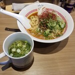 Rock’anDo - 汁なし担々麺＋生姜スープ