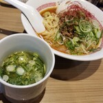 Rock’anDo - 汁なし担々麺＋生姜スープ