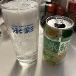 やきとり長谷川 - スーパーだと110円です　　氷が提供される親切設定