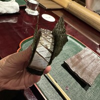 奈良 而今 - 脂が乗っています。海苔の香りがふくよか。