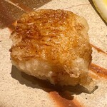 日本橋 蕎ノ字 - よく揚げたホタテ