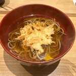 日本橋 蕎ノ字 - 桜えびかき揚げ