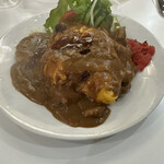 カレーショップ フジ - 卵カレー