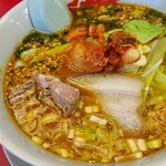 ラーメン 山岡家 - 旨辛スタミナらーめんアップ