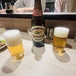 和風もつ料理 あらた - キリンラガービール