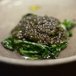 季音 - 昆布締めキャビアと野菜