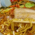 ラーメン 山岡家 - 麺&チャーシューアップ