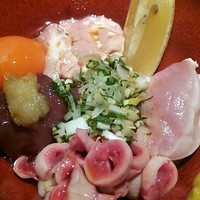 鳥茂 - 刺し盛り合わせ