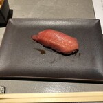 立食い鮨 鮨川 - 生本鮪中とろ 長崎 鷹島