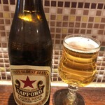 キッチン ハセガワ - 瓶ビール 650円