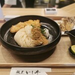 MENYA ISHII - 鶏天ぶっかけ＆舞茸天＆国産牛肉