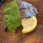 廻し鮨 新鮮や - まぐろ血合い