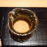 日本料理 柳燕 - 和三盆の練乳添え