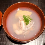 日本料理 柳燕 - 筍と蛤のお椀