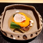 日本料理 柳燕 - 大船渡の新物の若布の酢の物