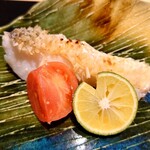 日本料理 柳燕 - 愛媛の白甘鯛の松笠焼