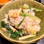 日本料理 柳燕 - 桜鱒と菜の花ご飯