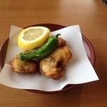 道の駅 - とらふぐ御膳の唐揚げ