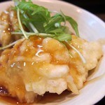 ががちゃ屋 - 揚げ鱈の甘酢あんかけ