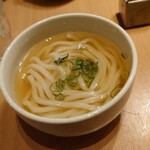 博多ちょうすけ - 〆のうどん(ひやかけ) 202402