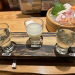 Sushi Izakaya Nihonkai - 島根の冷酒飲み比べ