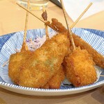 酒と魚とオトコマエ食堂 - 串カツ盛