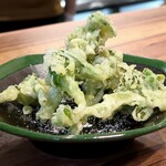 シウマイ堂 正屋 - 菜の花の天ぷら