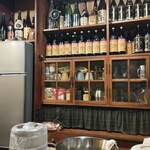 居酒屋あいちゃん - ボトルキープ並んでます