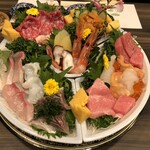 銀寿司 - 刺身盛り