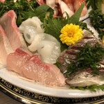 銀寿司 - たこアジいさき？